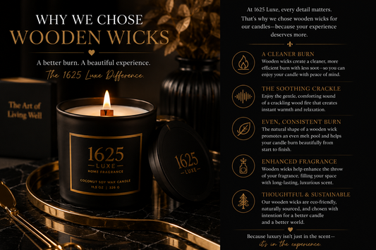Why We Chose Wooden Wicks